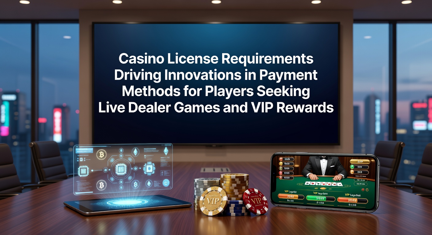 Casino licentievereisten en innovatieve betaalmethoden voor live dealer games