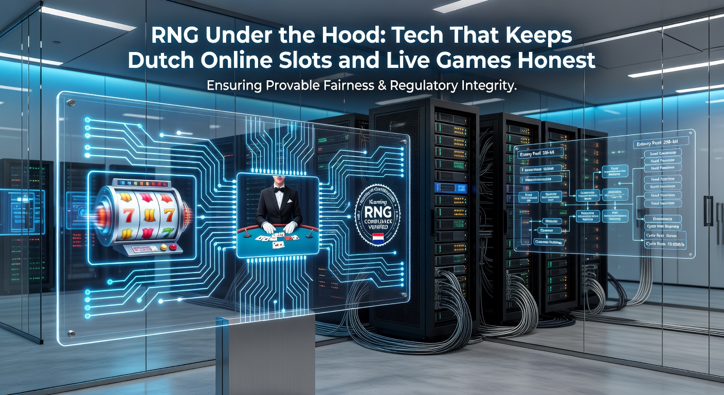 Grafiek met RNG-outputcurves voor een populaire Nederlandse online slot, illustrerend willekeurige distributie over duizenden spins