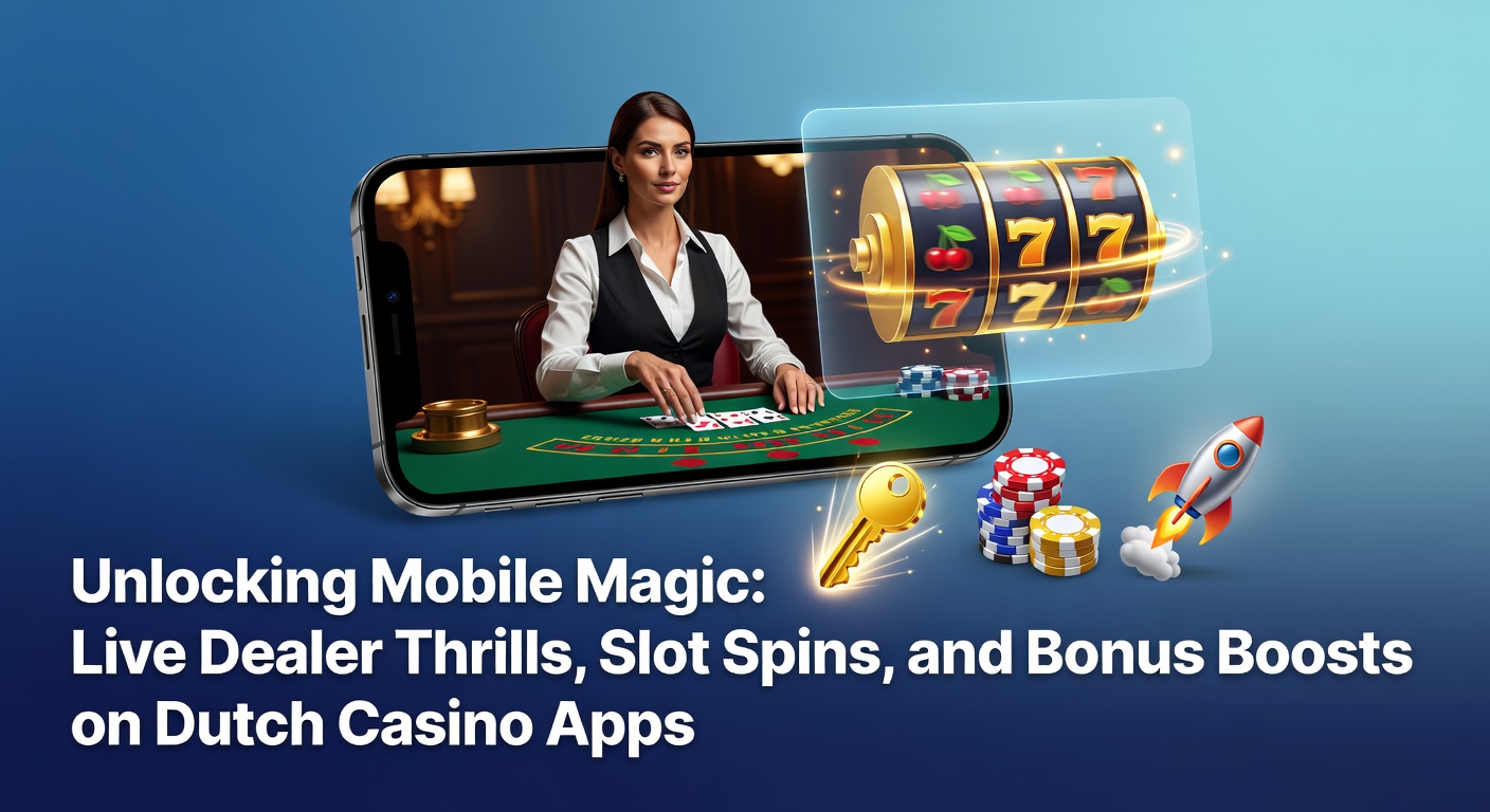 Scherm van een Nederlandse casino app met live roulette dealer en mobiele interface