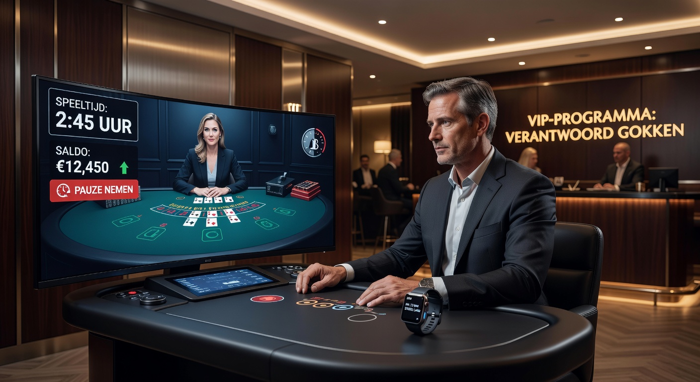 High roller aan een live blackjack-tafel met sessie-timer en limiet-indicatoren zichtbaar op het scherm