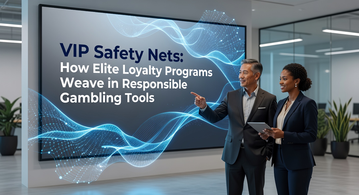 Schermafbeelding van een VIP-loyaliteitsdashboard met ingebouwde responsible gambling-tools, inclusief limietinstellingen en persoonlijke waarschuwingen